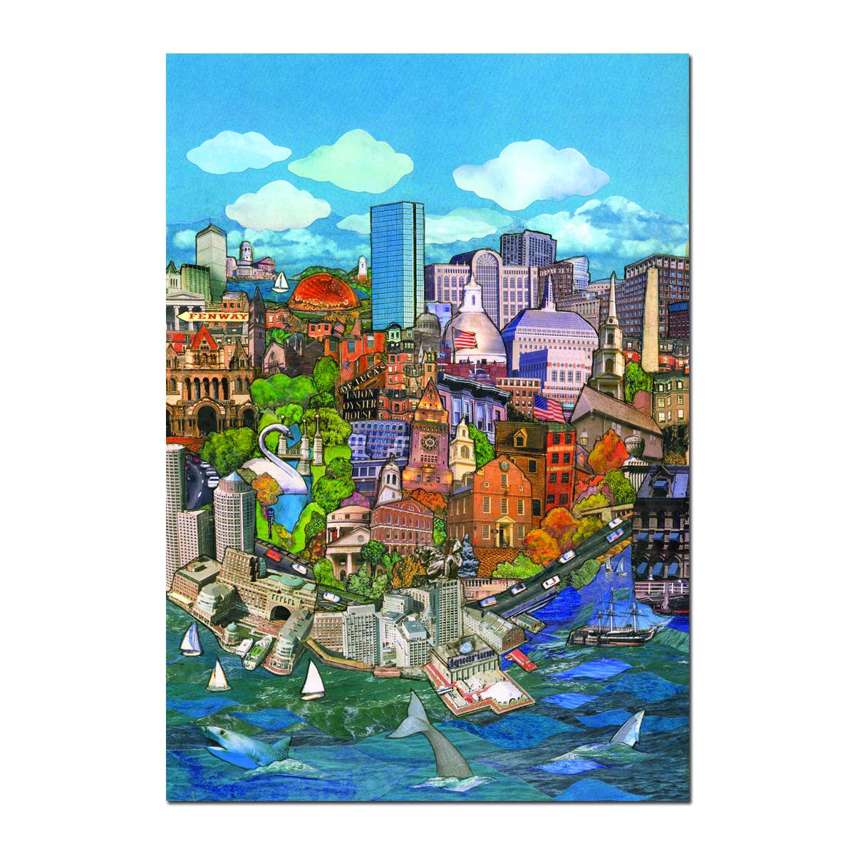 Allport Editions - Vendita all'ingrosso Set di cartoleria/cancelleria - Cityscape Cards: vedi tutte le 12 città!1