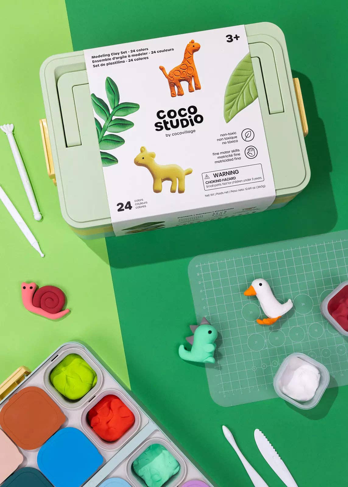 Coco Village - Wholesale DIY Craft Kit - Kids - Modeling Clay Set - 24 colors3