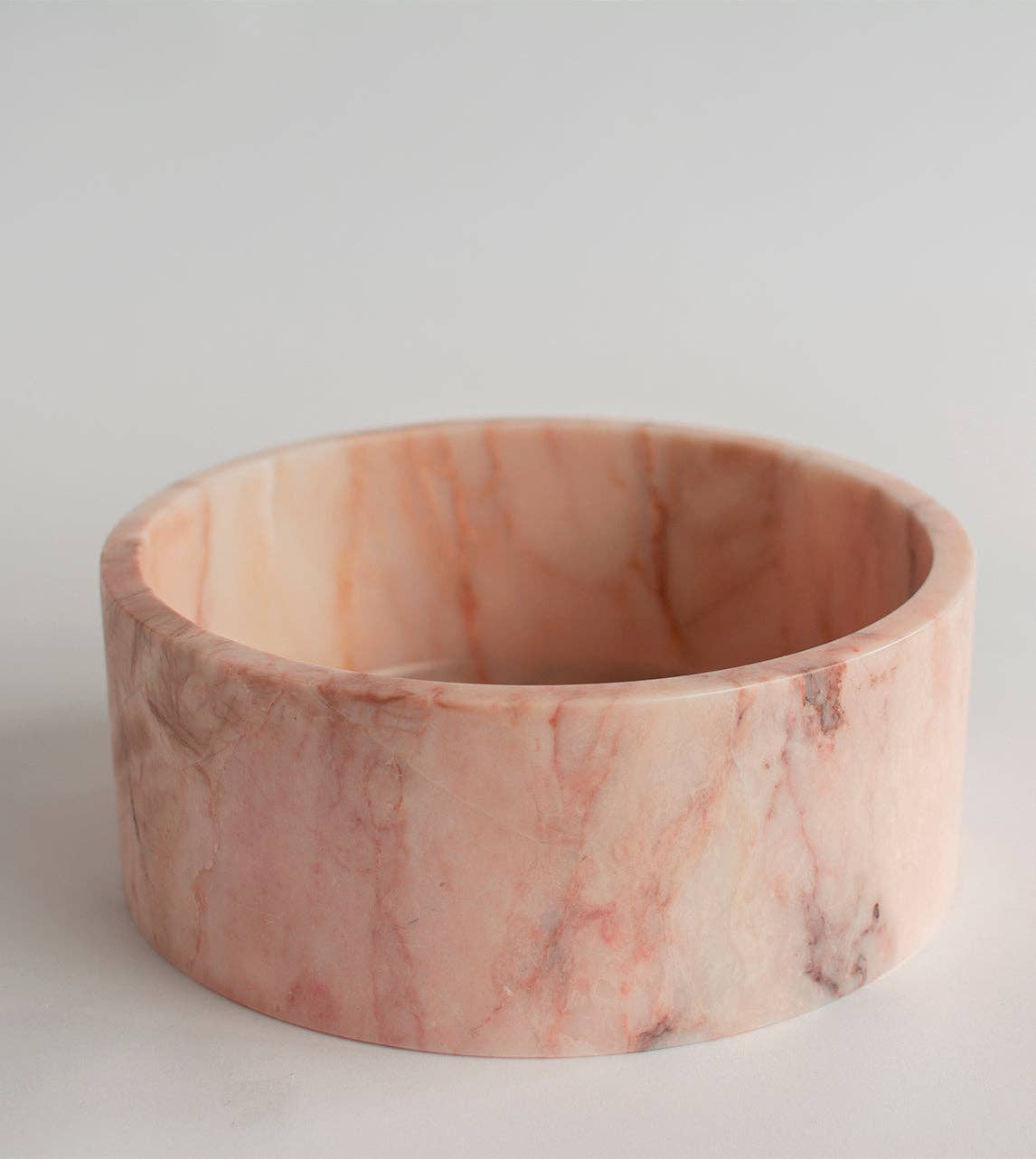Kiwano Concept - Wholesale Decorative Plate/Dish/Bowl - PINK MARBLE CYLINDER BOWL3