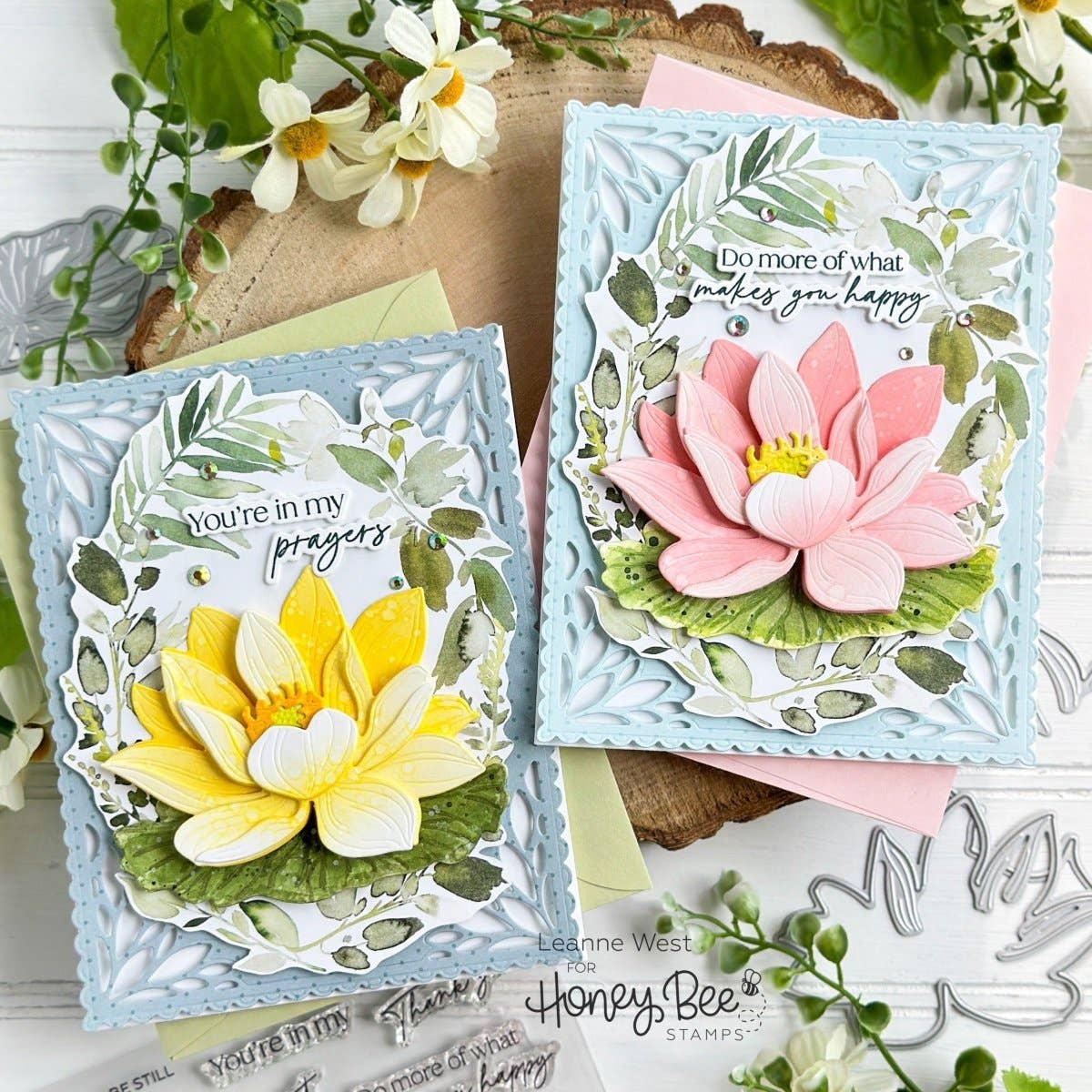 Honey Bee Stamps - Wholesale Rubber/Decorative Stamp - Be Still - 6x6 Photopolymer Stamp Set14