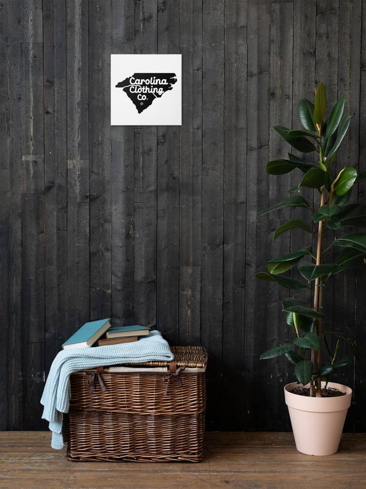 circa 1711 Carolina Clothing Co. logo canvas art for wholesale by Shop Carolina Clothing Co.