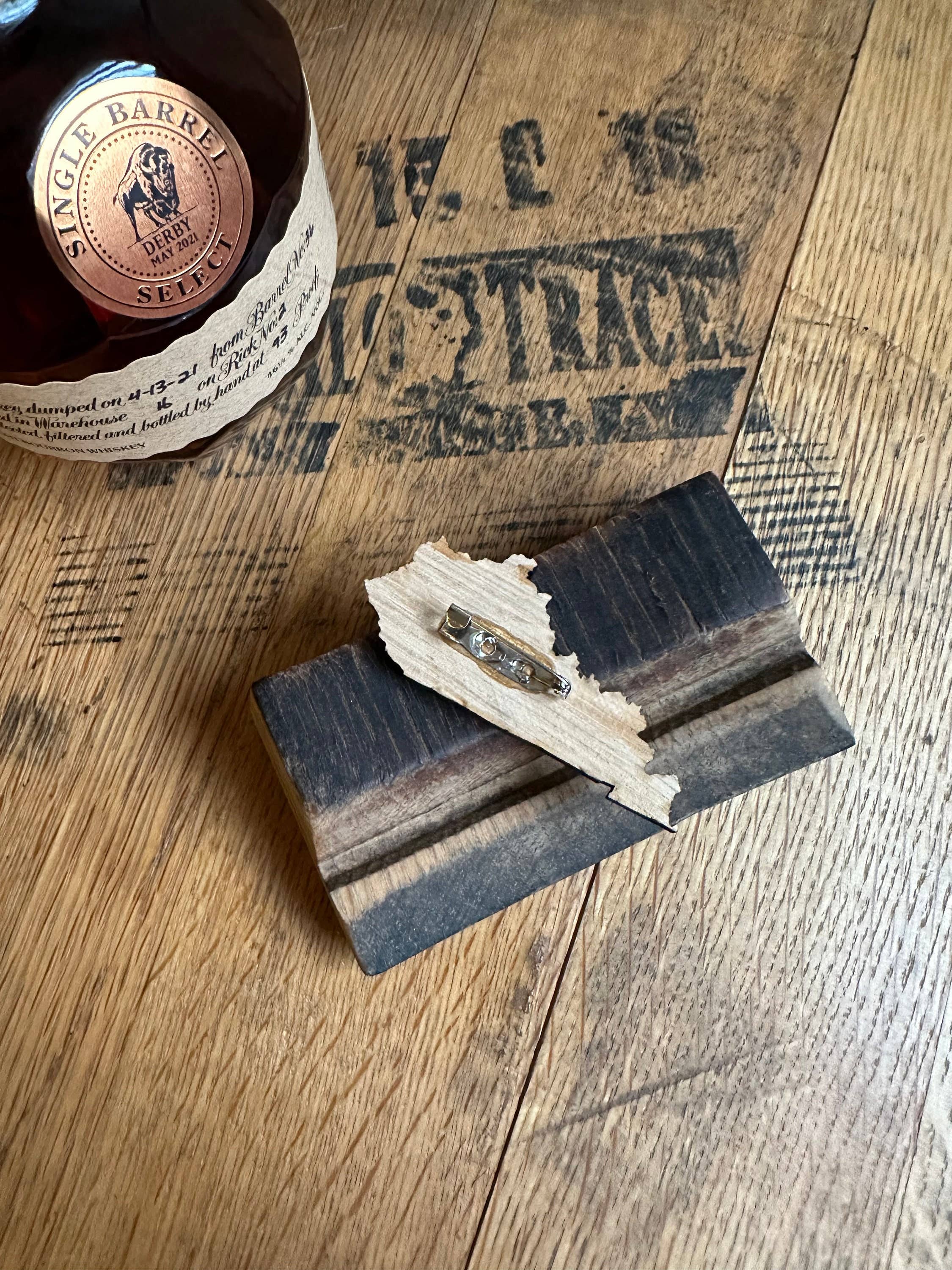 TWWKY - Wholesale Lapel Pin/Button - Kentucky Bourbon Barrel Reclaimed State Lapel Pin8