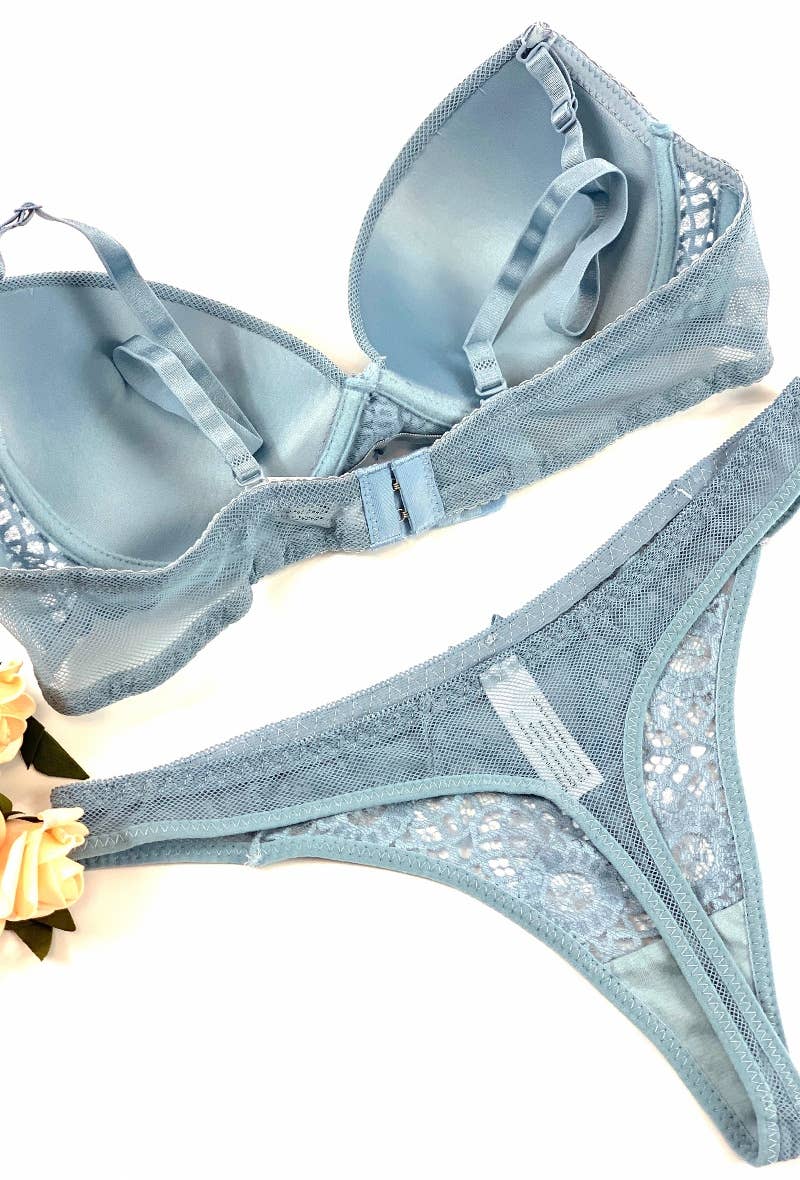 Belle Com'Elle – wholesale Lingerie Set – women's – Bra & String Bonnet Set B/ AZ170036