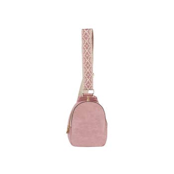 Pink Lily Boutique Taking Notes Embroidered Strap Crossbody