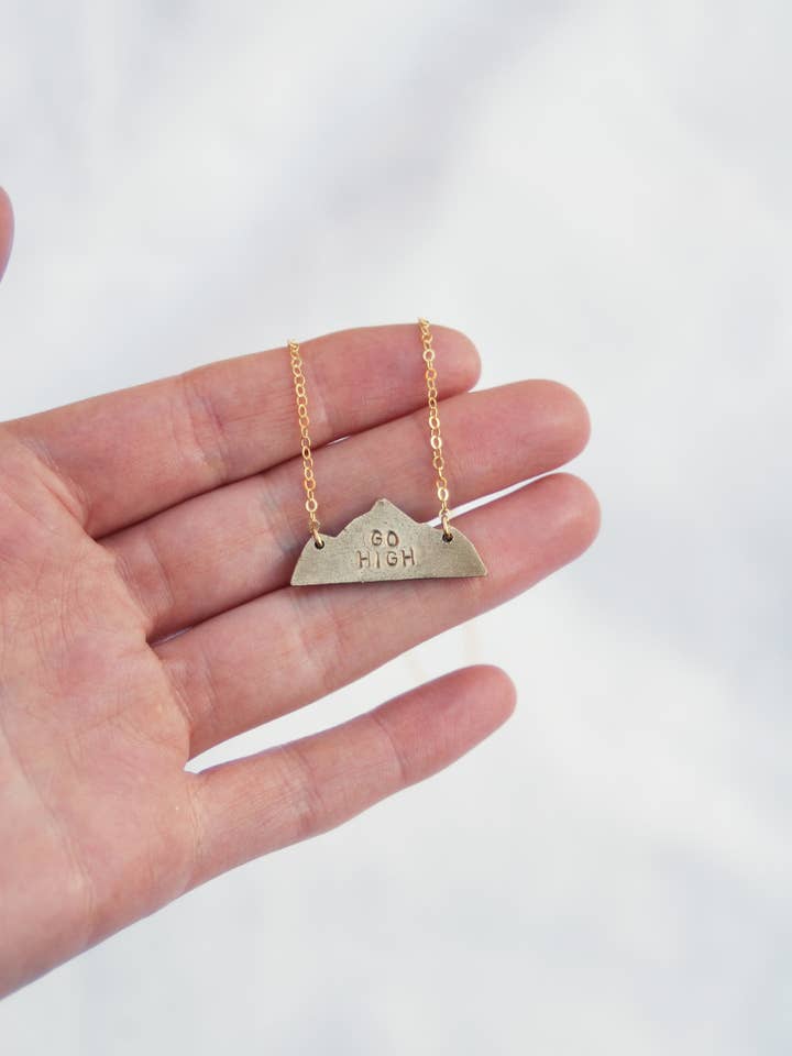 Go High Mountain Range Necklace for wholesale by Bang-Up Betty