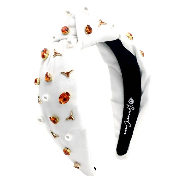 Brianna Cannon - Wholesale Fashion Headband - Women's - Texas White Logo Headband5
