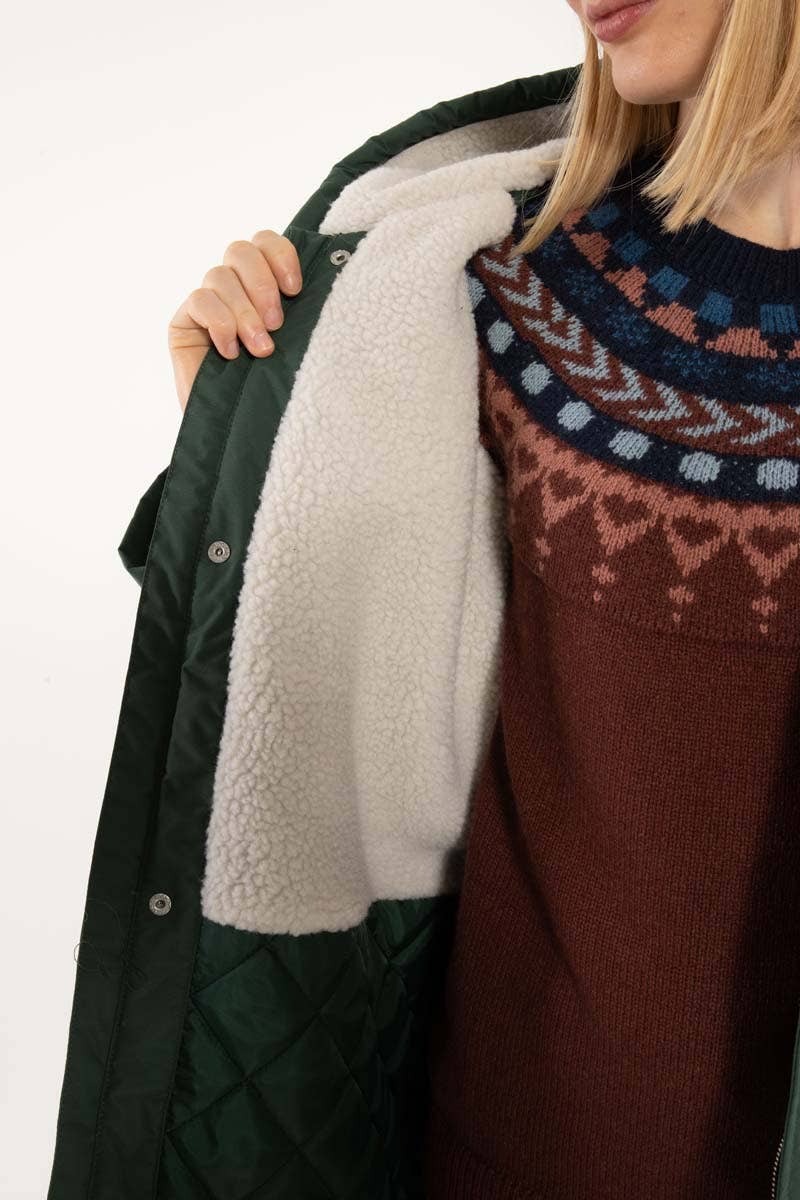 Danefae København – wholesale Parka – Women’s – Danecoast Winter Parka Dark Forest6