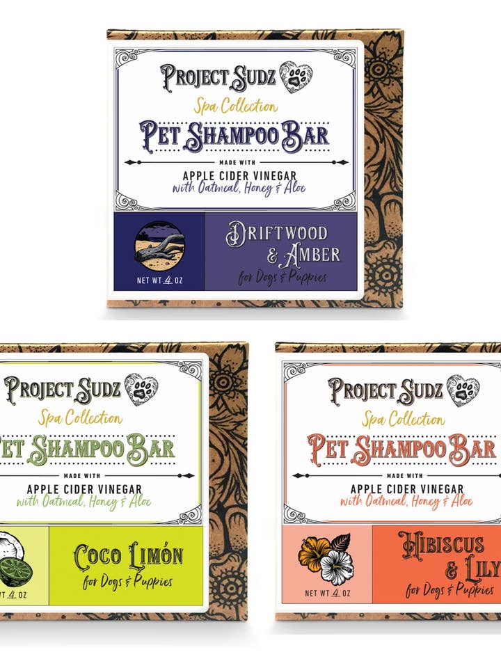 Spa Collection Bar Shampoo for wholesale by Project Sudz