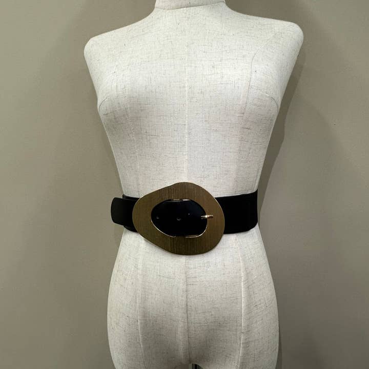 Kis 2 - Wholesale Belt - Women's - BELT WITH FLAP IN METAL BUCKLE