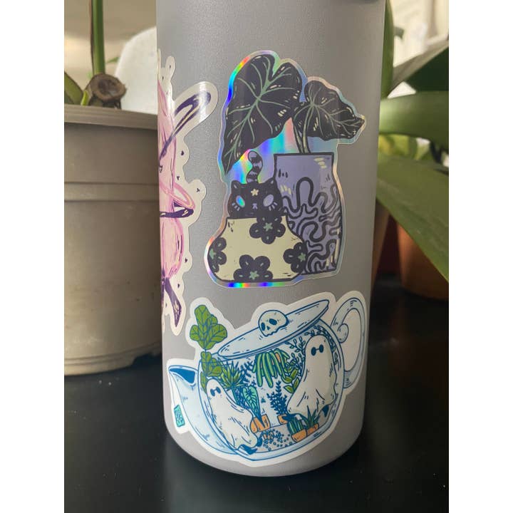 Mal.inky - Wholesale Sticker - Ghosts In a Teapot Vinyl Sticker3