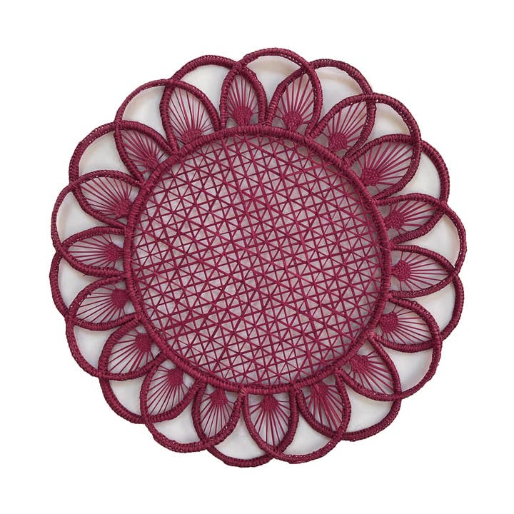 Sonnenblumen-Platzset aus Iraca für den Großhandel von Artett