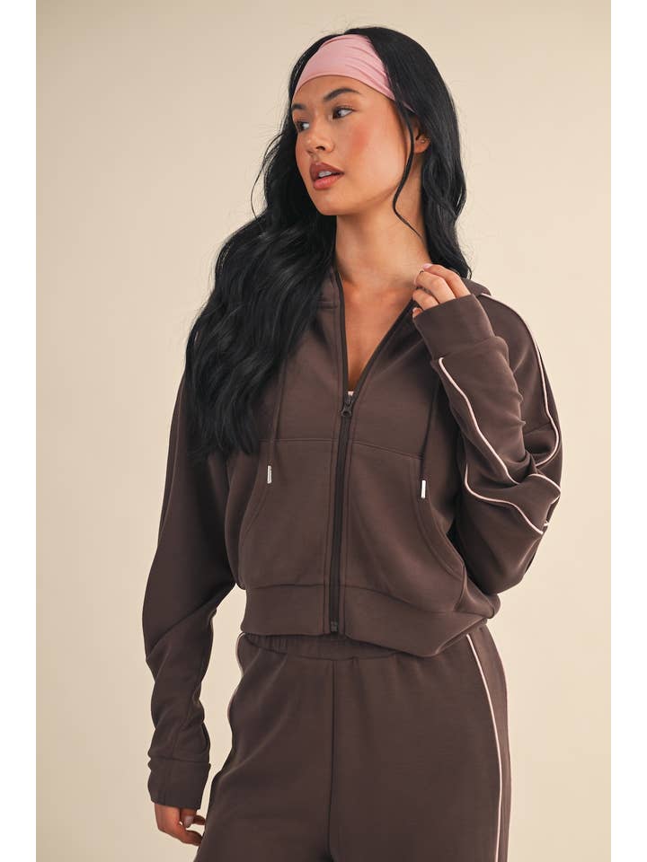 KIMBERLY C – Großhandel Sportjacke – Damen – Superweiche Air-Scuba-Kapuzenjacke mit Reißverschluss und Paspelierung20