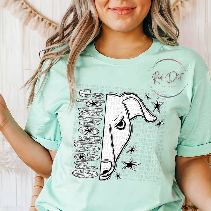 Greyhounds T-Shirt | Trendy School Spirit Shirt | Fast Shipping | Super Soft Shirts for Men/Women/Kid's for wholesale by Red Dirt Transfers