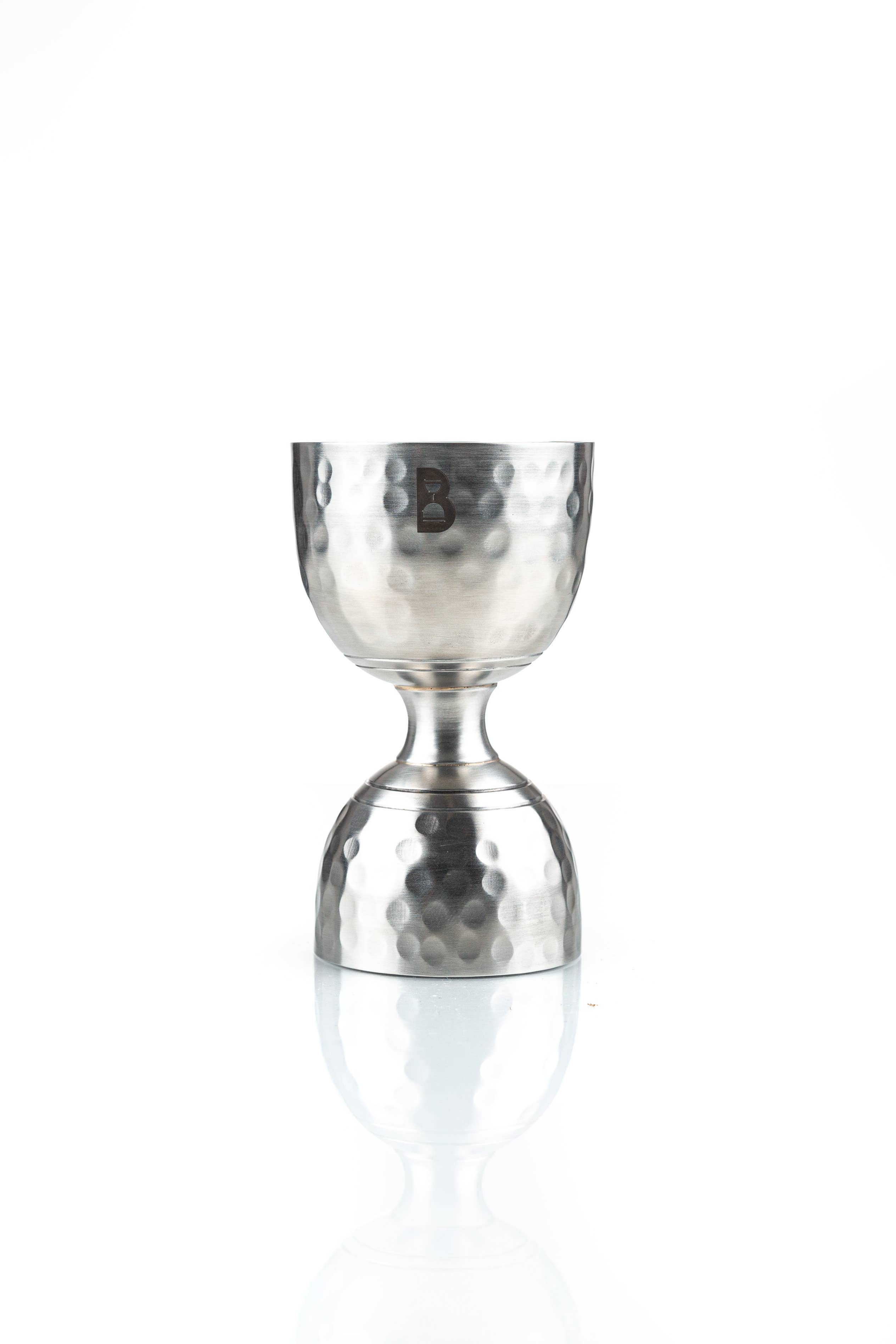 Bull in China - Venta al por mayor Medidor de bebidas - Jiggers de campana martillados2