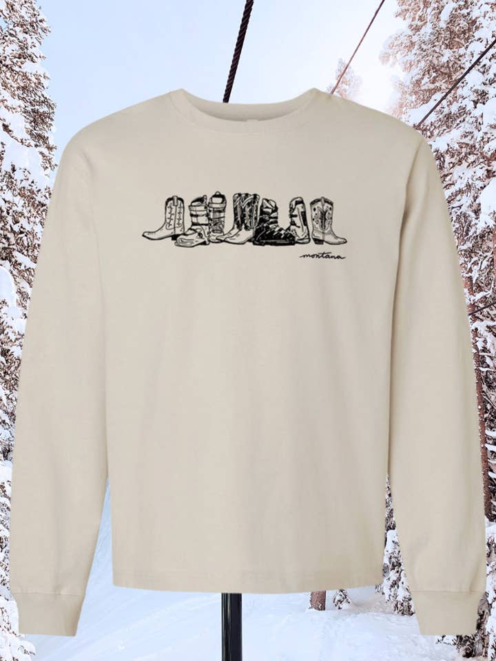 Vestlig vinter tung langærmet for engroshandel hos Intrigue Ink