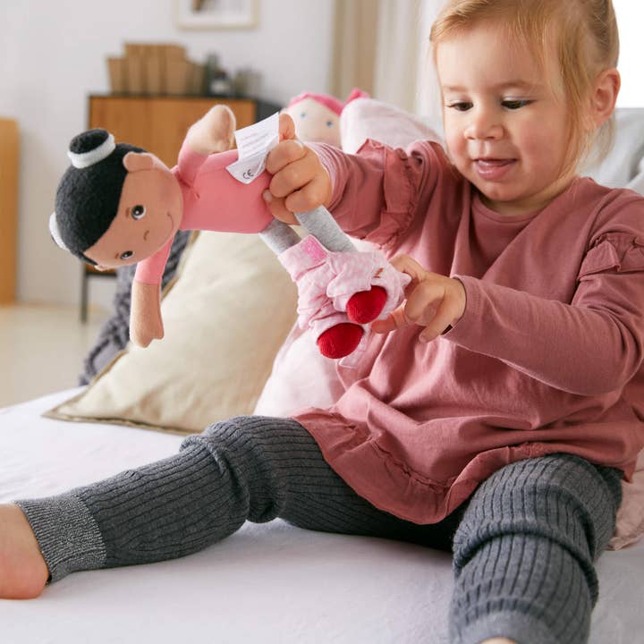 HABA USA - Wholesale Doll - Kids - Snug Up Doll Rumbi - 10" Soft Cuddly Plush Baby Doll