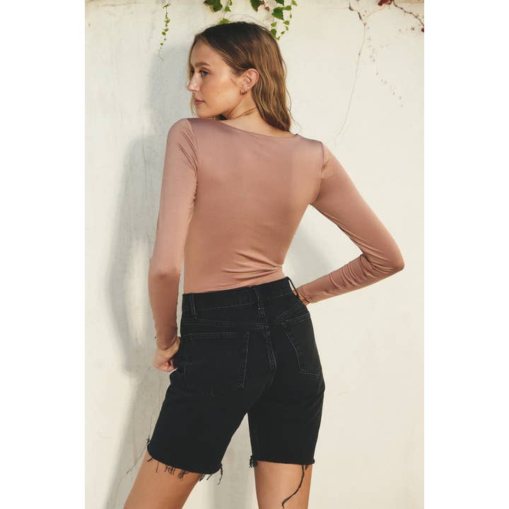 Dress Forum - Wholesale Bodysuit - Women's - Soft Square Neck Bodysuit29