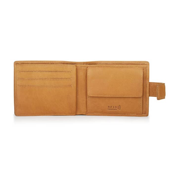 PRIMEHIDE – wholesale Wallet - Men’s – Leather Bifold Flip Up Wallet Hudson 54006