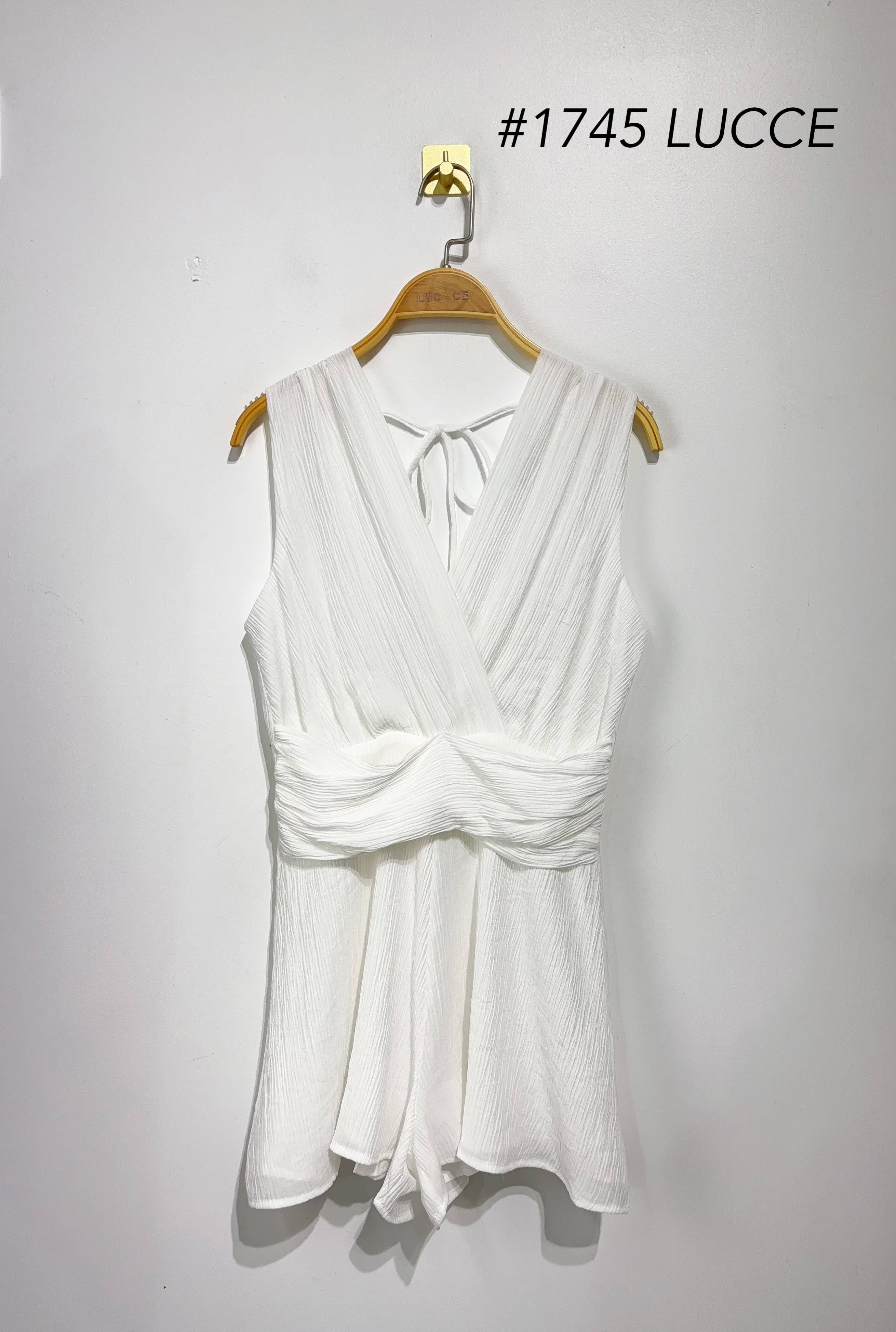 LUCCE - Wholesale Onesie - Women's - Pleated playsuit - 17457