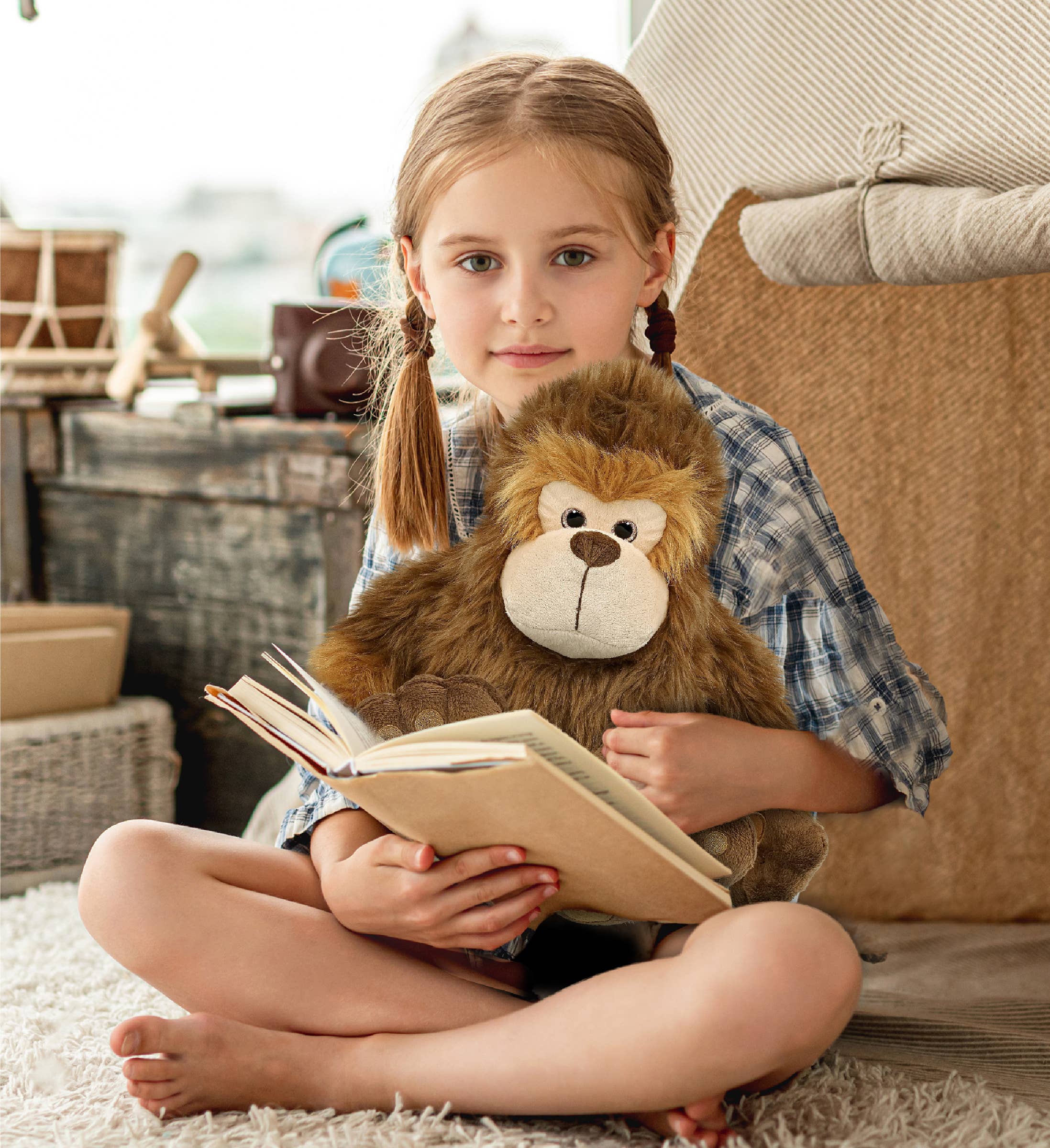 Cota Global - Wholesale Stuffed/plush toy – Kids & baby - Super-Soft Plush - Big Foot 12"6