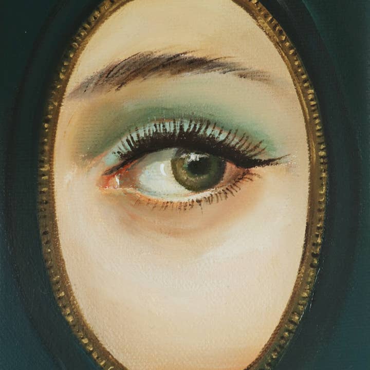 THE MANSION GIRLS - Wholesale Art Print - I Spy A Hazel Eye. Double-sided Print1