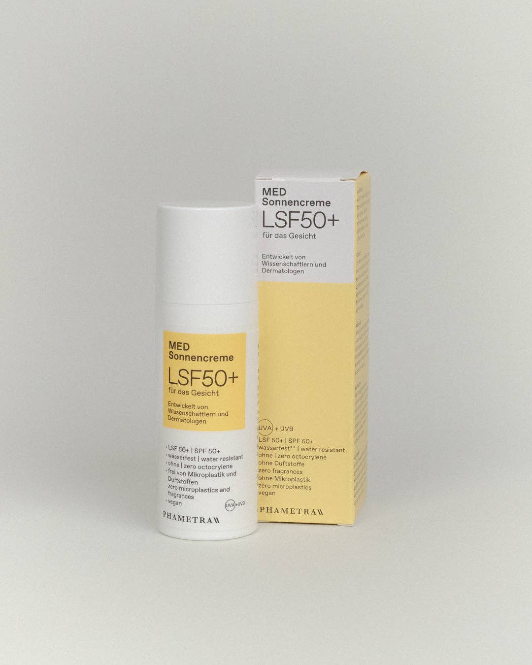 Phametra Cosmetics - Wholesale Sunscreen - MED sun cream SPF50+2