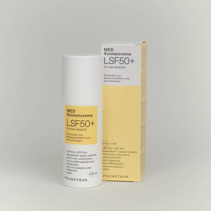 Phametra Cosmetics - Wholesale Sunscreen - MED sun cream SPF50+2