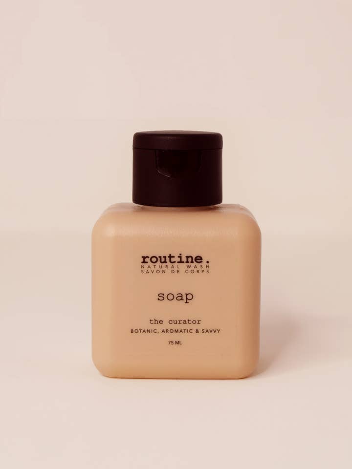 The Curator 75ml Natural Hand & Body Wash - Travel Mini for wholesale by Routine