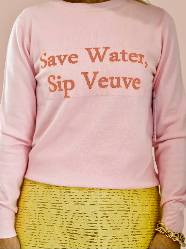 Économisez l'eau, sirotez du Veuve pour la vente par Paddle & Palm Pickleball