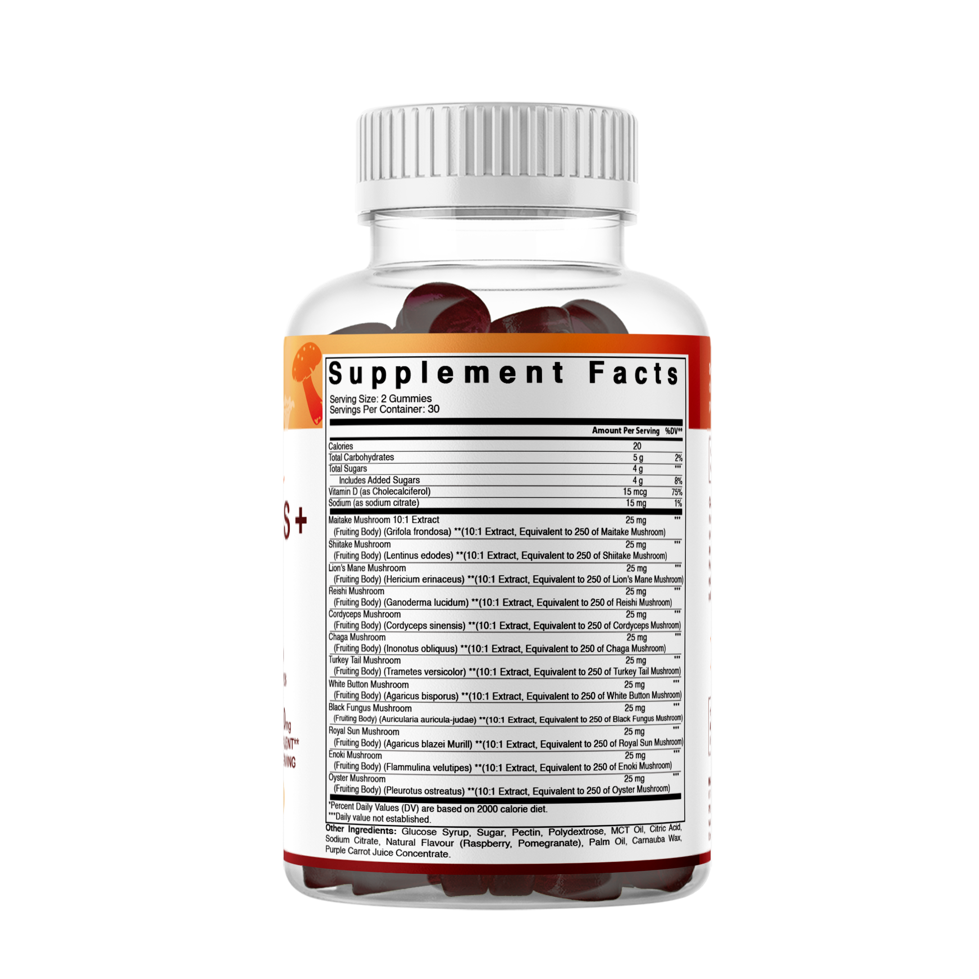 Vitamatic - Wholesale Oral Supplement/Vitamin - Vitamatic | Mushroom Complex with D3 | 60 Gummies8