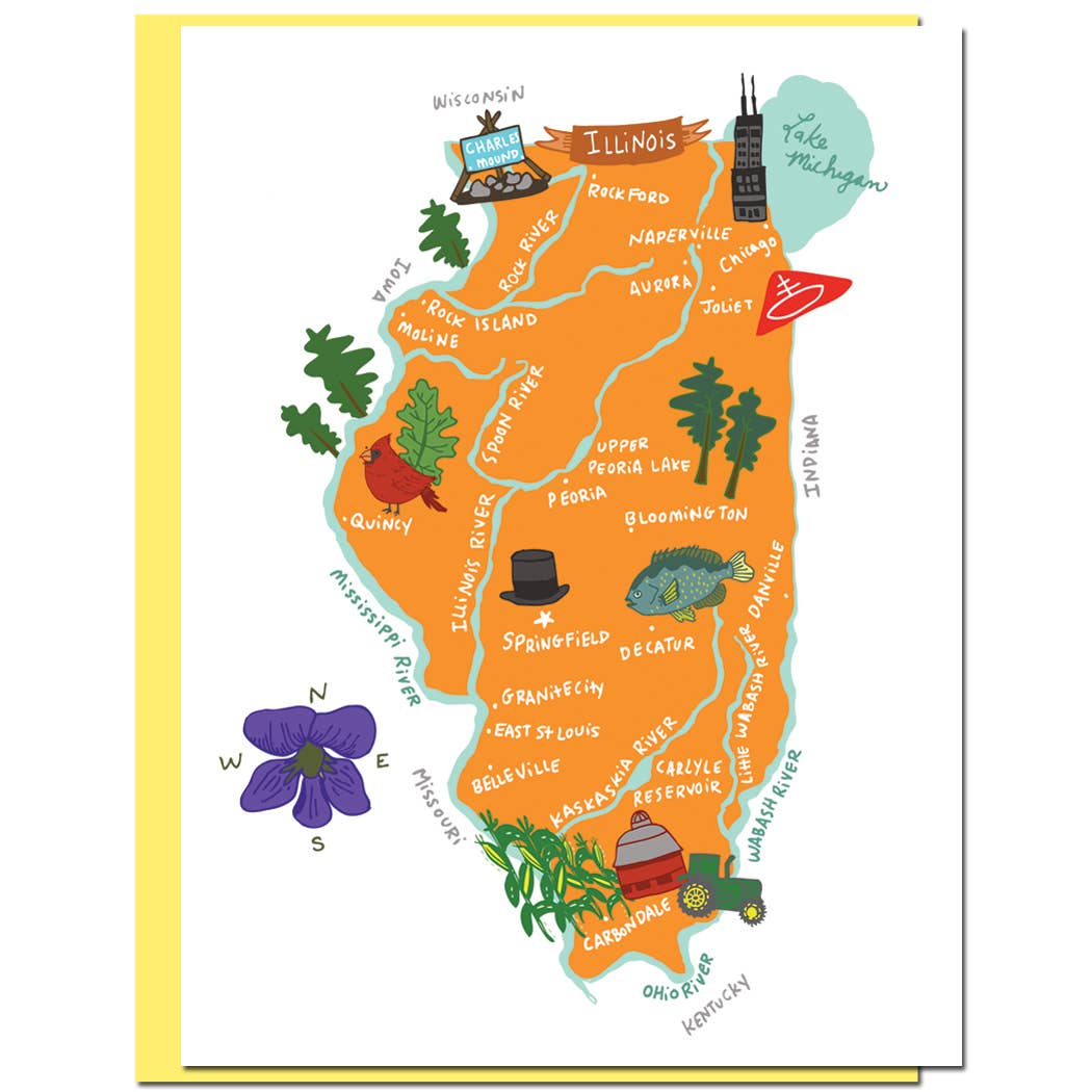 Allport Editions – wholesale Vardagliga hälsningskort – Hej USA Card Series - ALLA 50 STATER HÄR!16