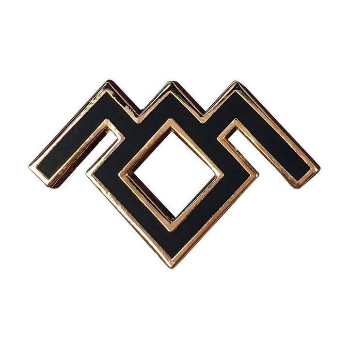Emalje Pin - Twin Peaks Ugle Cave Symbol for engroshandel hos Wokeface