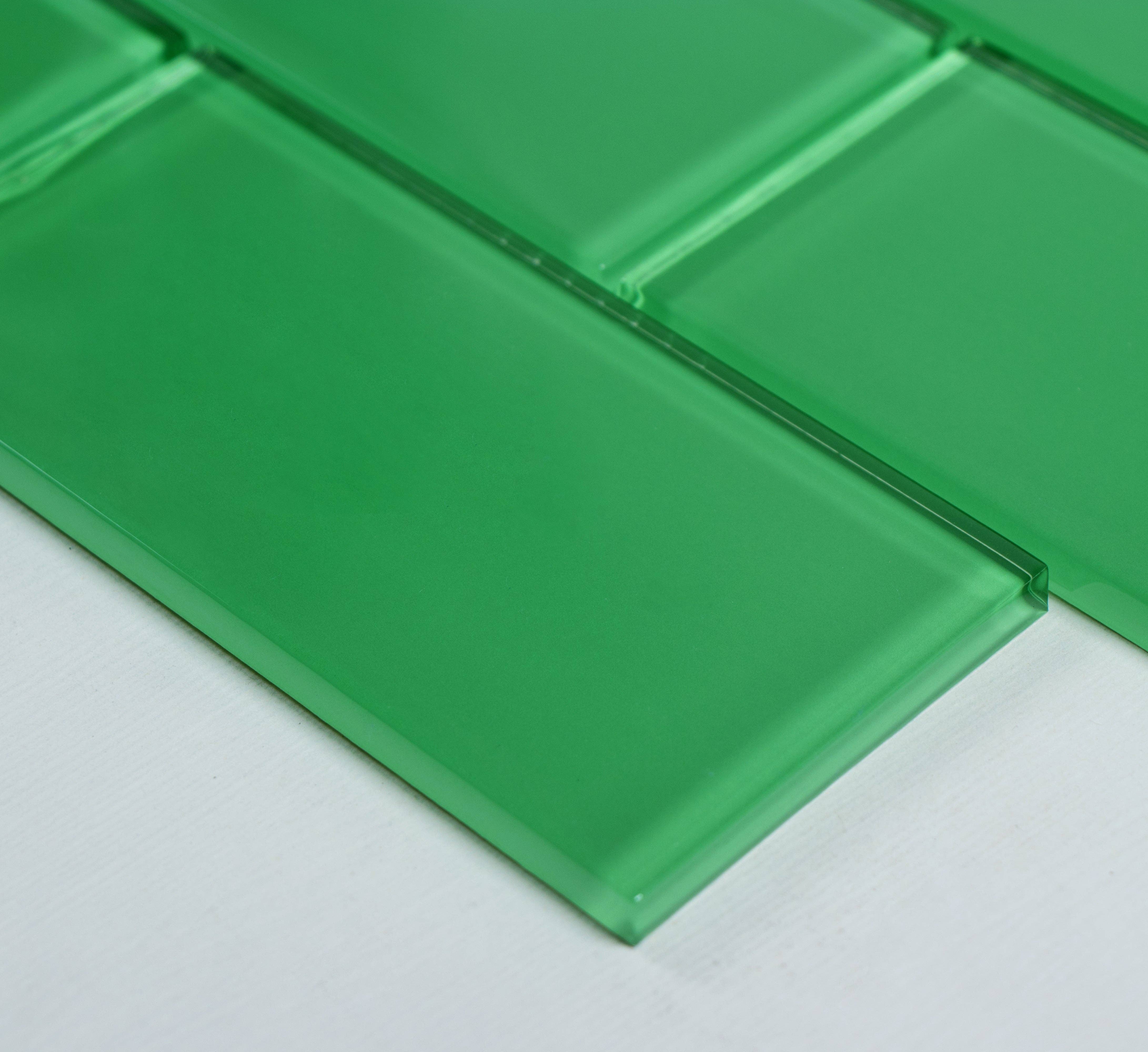 WS Tiles - Vente Carrelages muraux - Carreau de mosaïque en verre de 3" x 6", dosseret pour cuisine et salle de bain - 5 pieds carrés par carton26