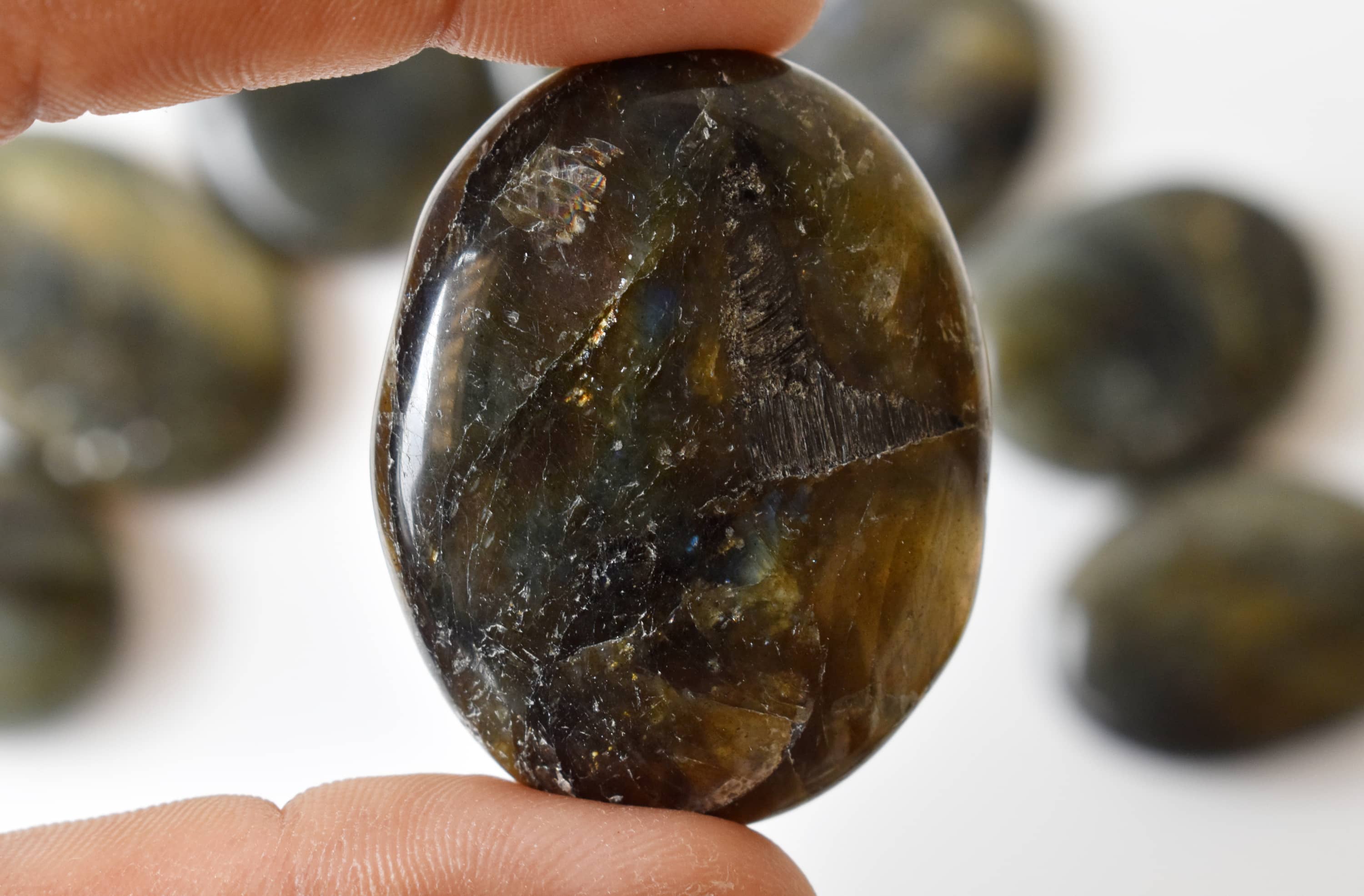 Soothing Crystals - Wholesale Spiritual stone/crystal - Palm Stones | Labradorite | Thumb Crystal | Pocket Gemstone2