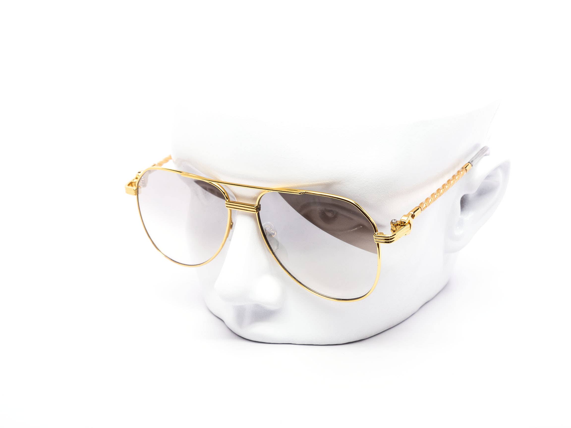 Still Friday - Wholesale Sunglasses - Women's - Oversized Rope Chain Aviator Gradient Sunglasses2