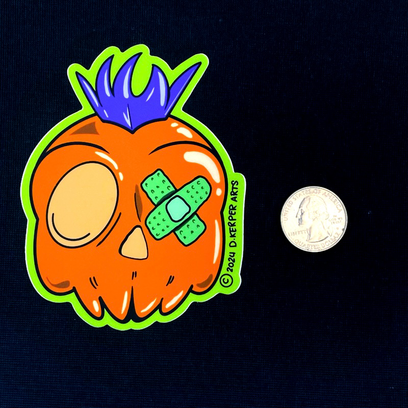 D. Kerper Arts - Wholesale Sticker - Sticker - Punk Head4