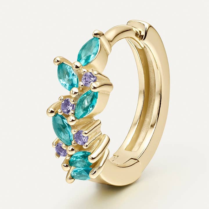 PENDIENTE PIERCING ARO ZYANYA para venta al por mayor de EarCandy Jewelry