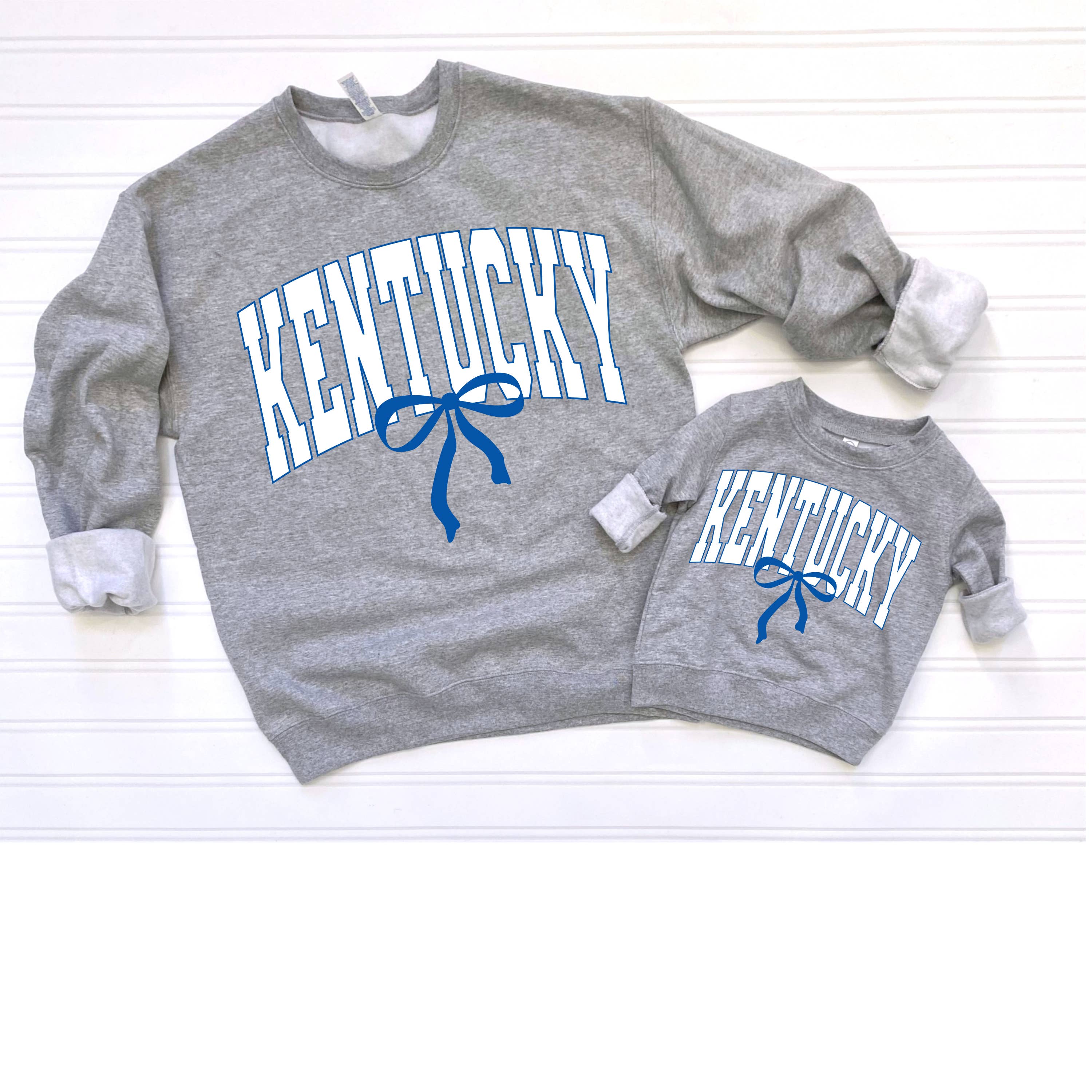 Cotton Threads - Wholesale Graphic Sweatshirt - Women's - Kentucky bow Gildan sweatshirt adult and kids