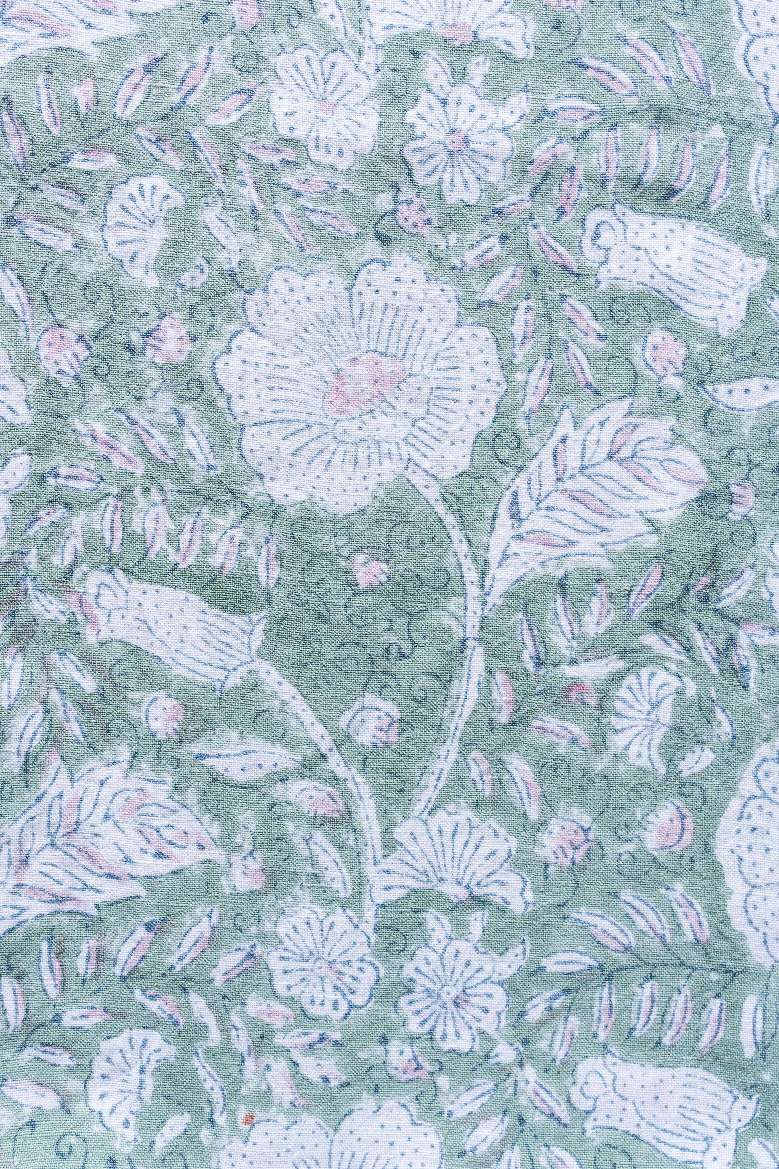 Live Linen – Engroshandel Posetaske - Dame – Minimalistisk bloktryk Dios linned lille pung – Hverdagsbrug4