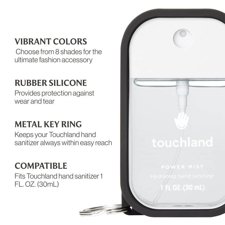 Touchland - Wholesale Hand Sanitizer - Jet Black Hand Mist Case3