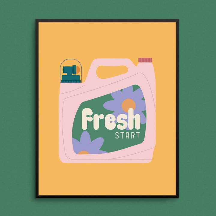 Fresh Start Art Print for wholesale by Mad Love Creative Co.