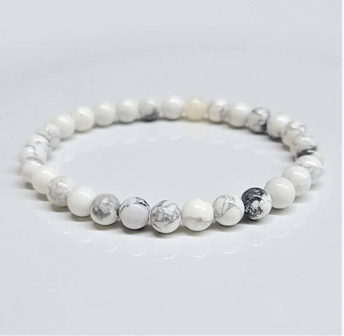 Best South Gems - Wholesale Beaded Bracelet - 6 mm Howlite Bracelet1