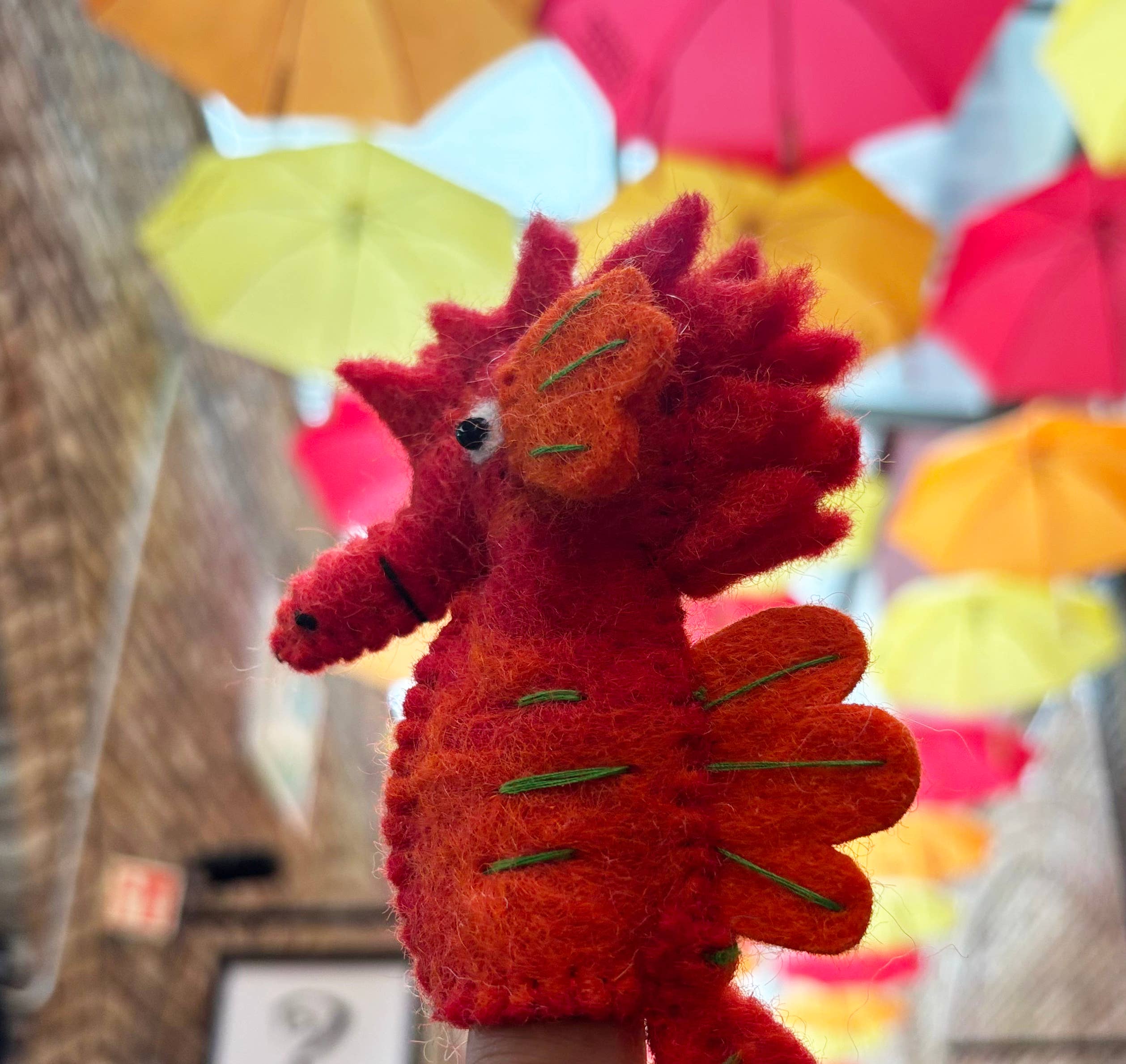 Everest Pet Supply & Gifts - Wholesale Finger Puppet - Kids & Baby - Sea Horse Finger Puppet, Handmade, Needle Felted, 100% Wool1