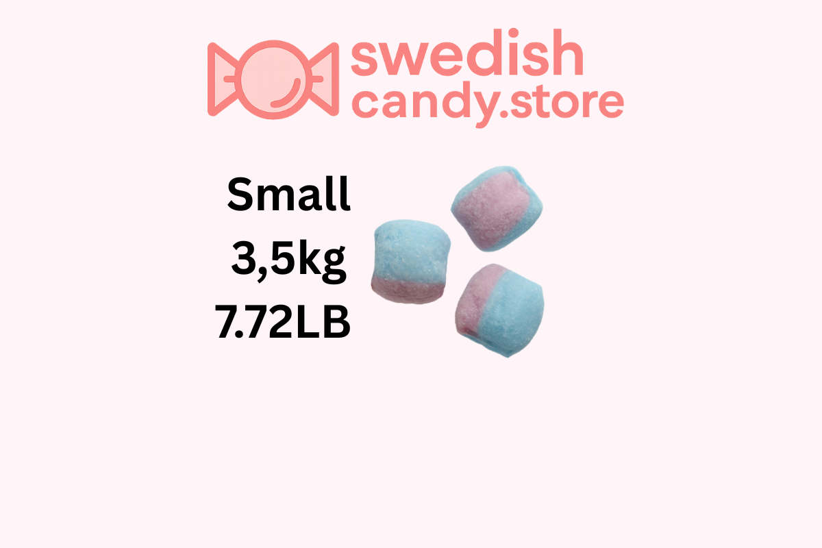 Swedish Candy.Store - Swedish Candy – Engroshandel Vingummi – Svensk slik sur Fizzyboll 3,5 kg/7,72 lb0