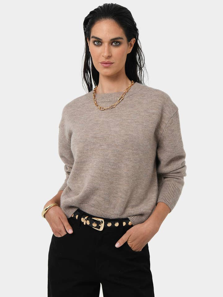 Forcast - Wholesale Knitted jumper – Women′s - Forcast Women's Joyli Merino Wool Blend Jumper0