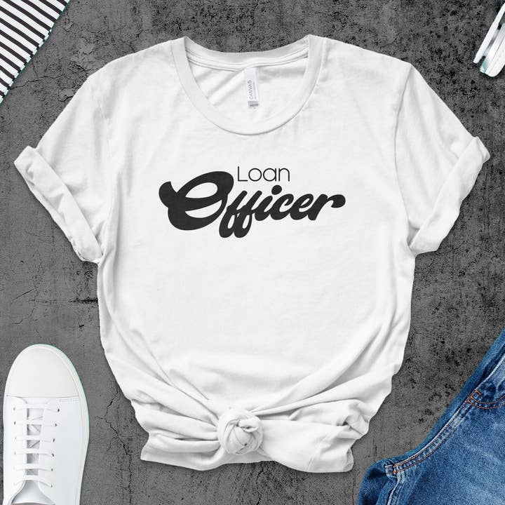 T-shirt professionnel pour agent des prêts - Vêtements de carrière en finance, t-shirt bancaire pour la vente par FreakyTeeFactory