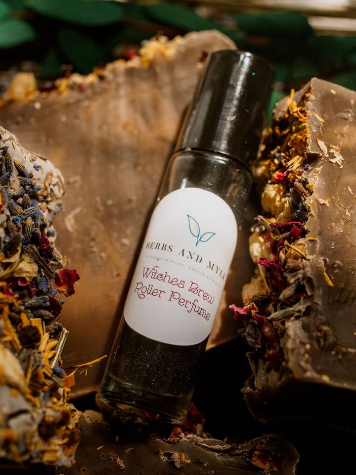 Witches Brew Roller Perfume for wholesale by Herbs and Mylk