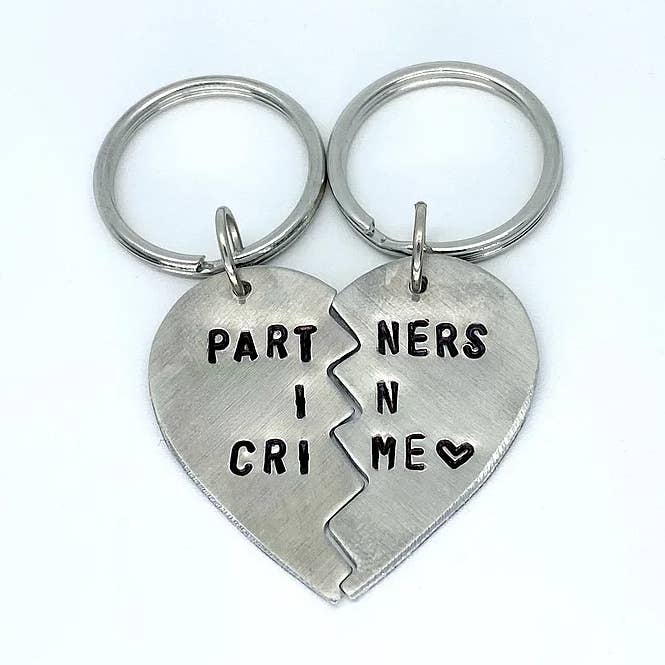 Partners in Crime Keychains for wholesale by Nautically Northern