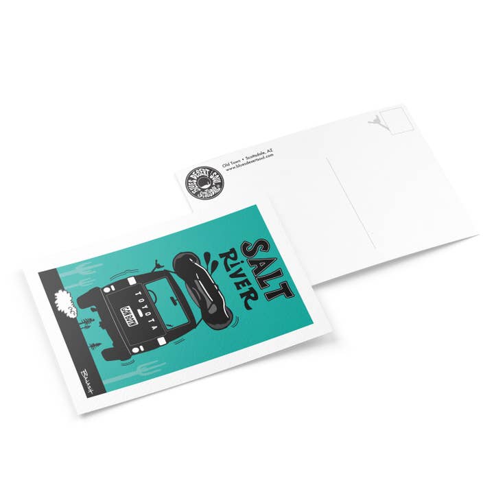 FLOTTLANDKRYSSARE. SVANSLUFT. SALT RIVER | VYKORT för wholesale av Blues, Desert & Soul