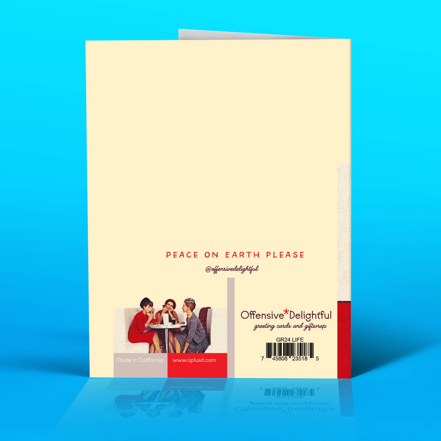 offensivedelightful - Wholesale Vriendschapskaartje - VOOR HET LEVEN politieke kaart1